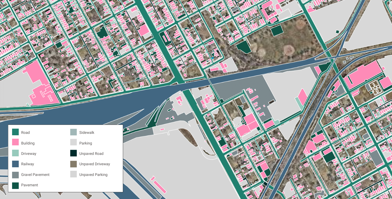 Impervious surface mapping