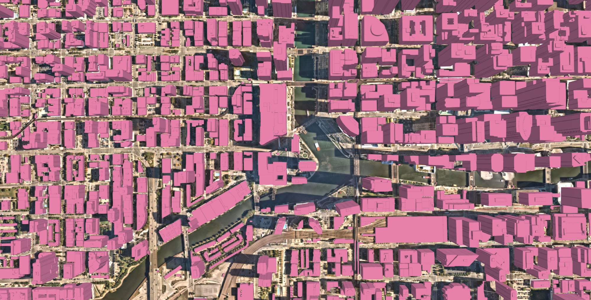 3D map of Chicago