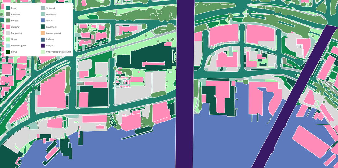 GIS data for civil engineering