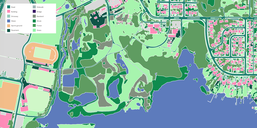 Land cover GIS data