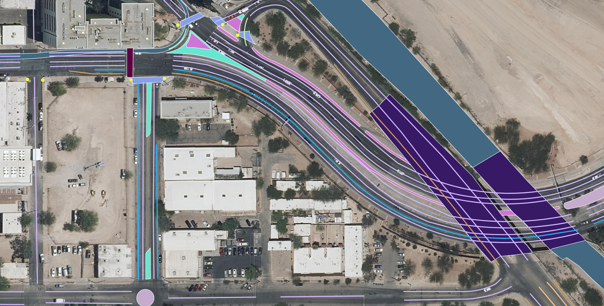 transportation vector map