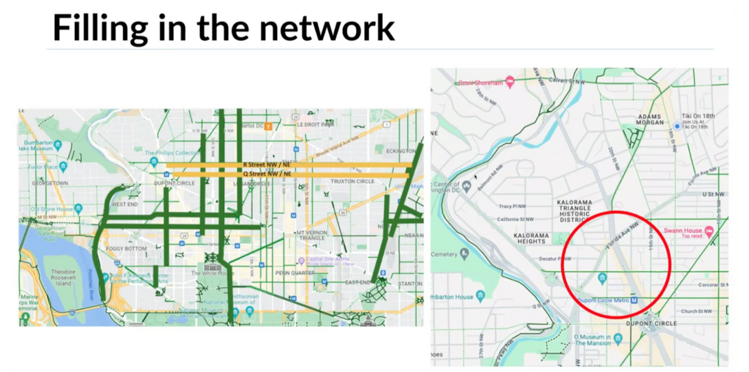 To create a safer and more connected experience for cyclists in Washington, DC, it’s essential to address gaps in the cycling network.