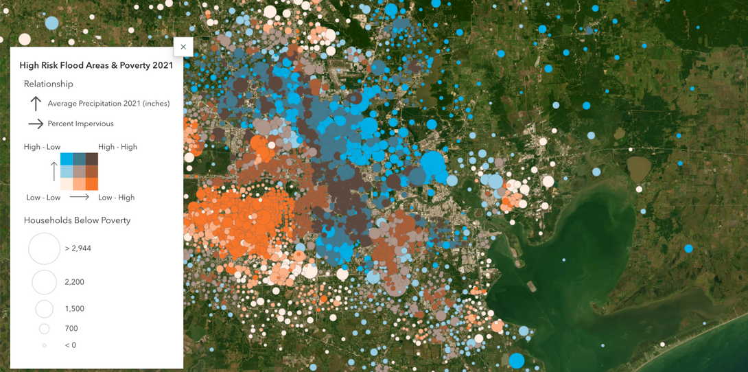 Climate equity analysis with geospatial data