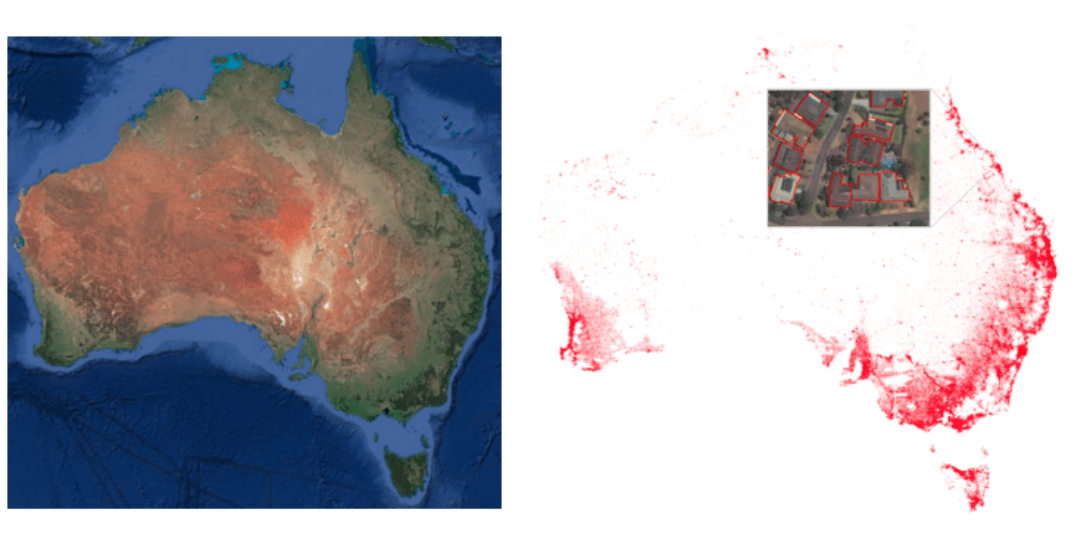 Map of every building in Australia
