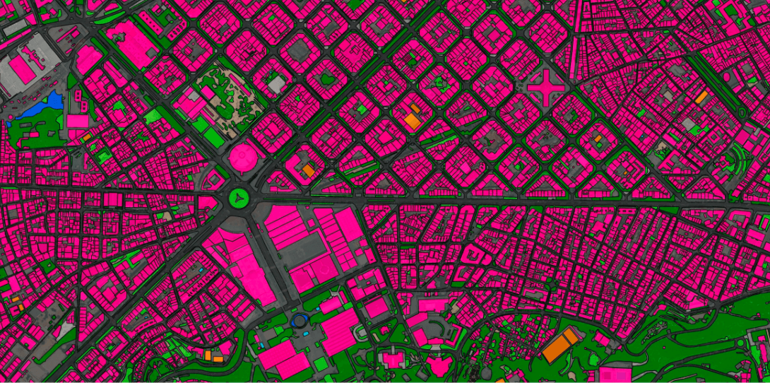 Ecopia land cover - Barcelona, Spain