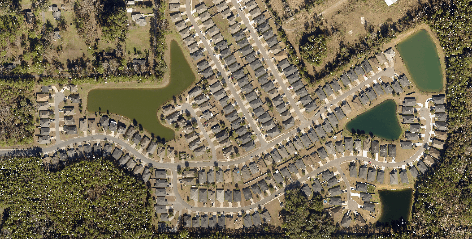 Aerial imagery from Jacksonville, Florida