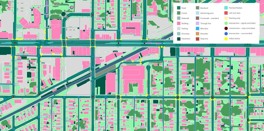 Land cover and transportation data