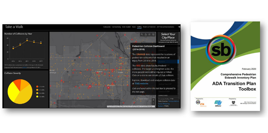 ADA transition plan toolbox with geospatial data and maps