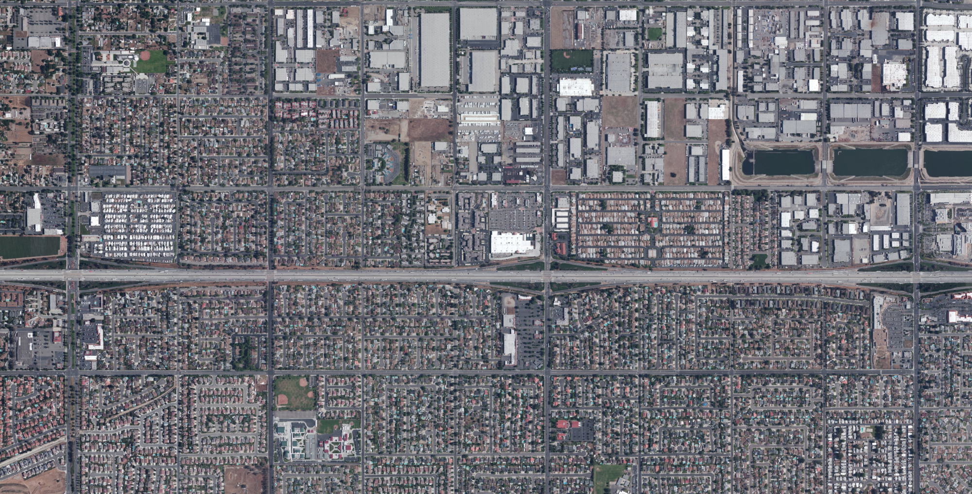 Aerial image of San Bernardino
