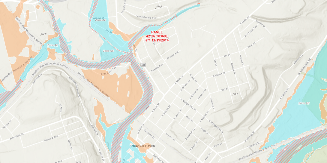 FEMA flood zone data for insurance