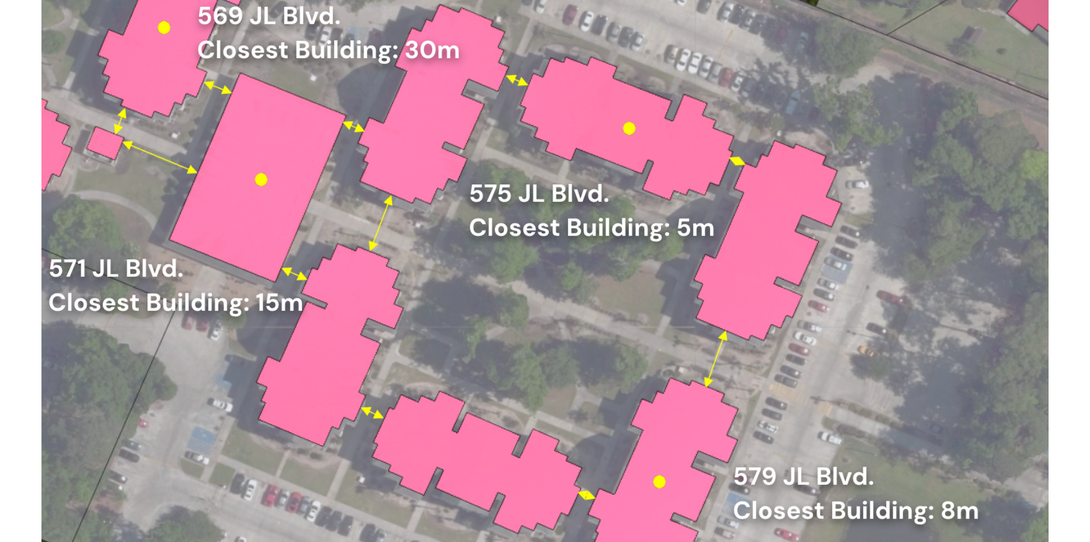 Insurance geocoding map to measure proximity risk