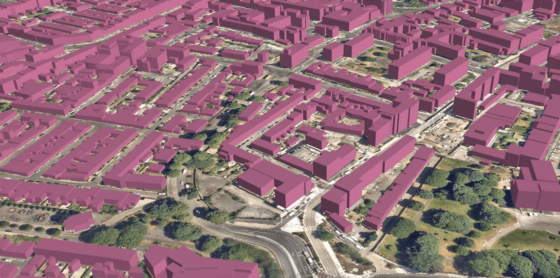 3D map of Dublin